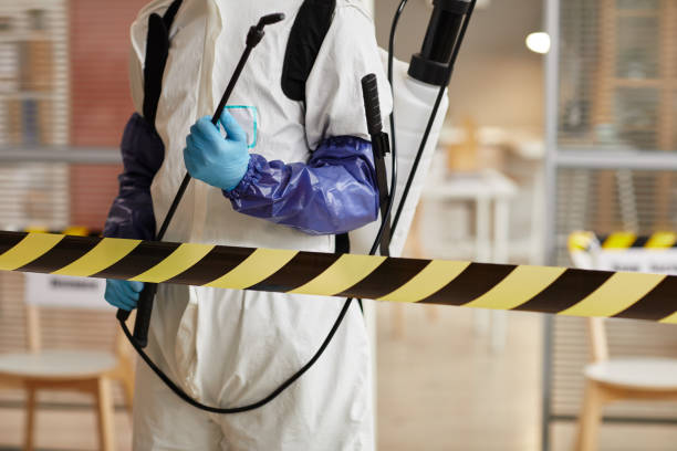 Professional Blood Cleanup technician working in West Jefferson, OH